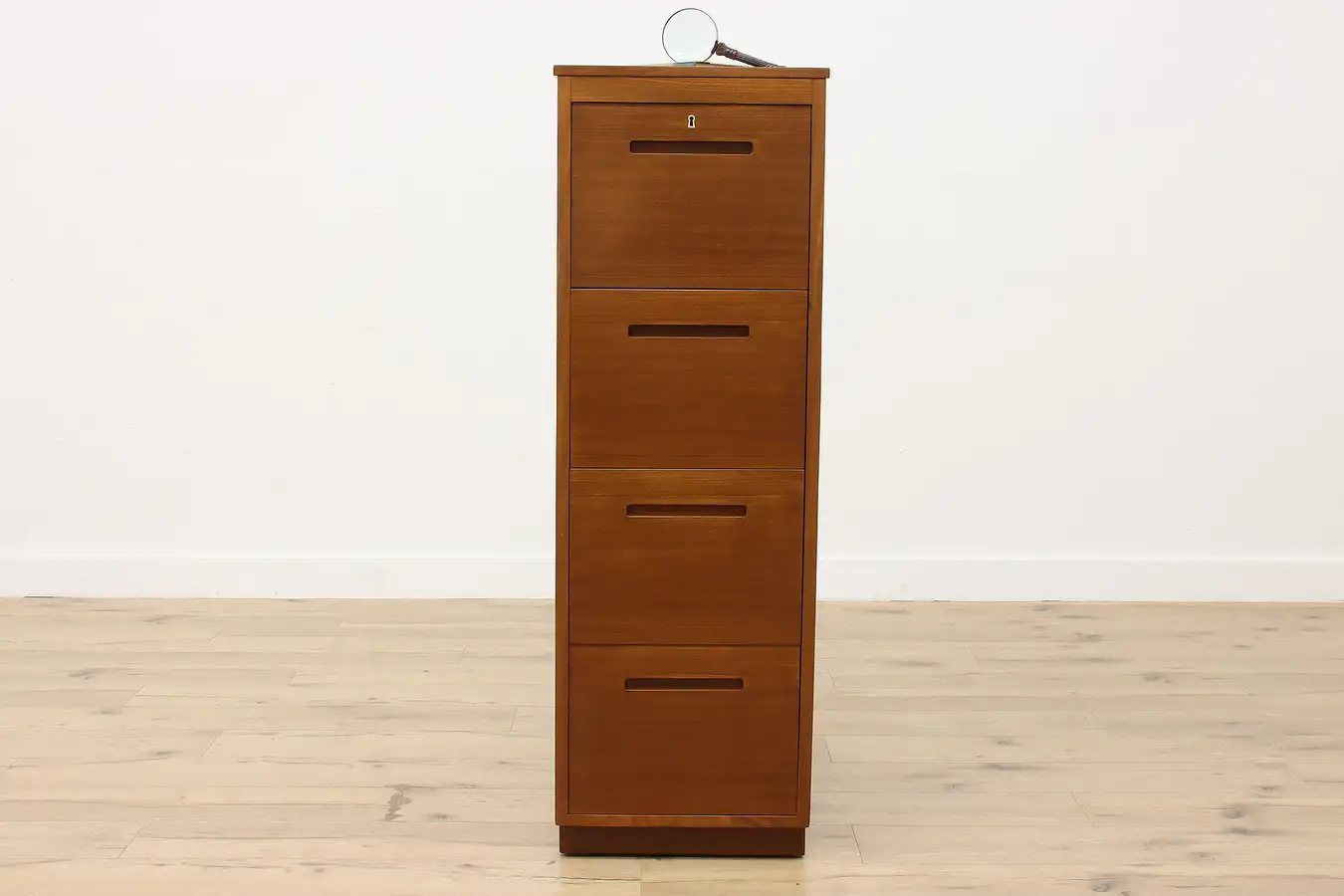 Main image of Midcentury Modern Vintage Teak Office Library File Cabinet