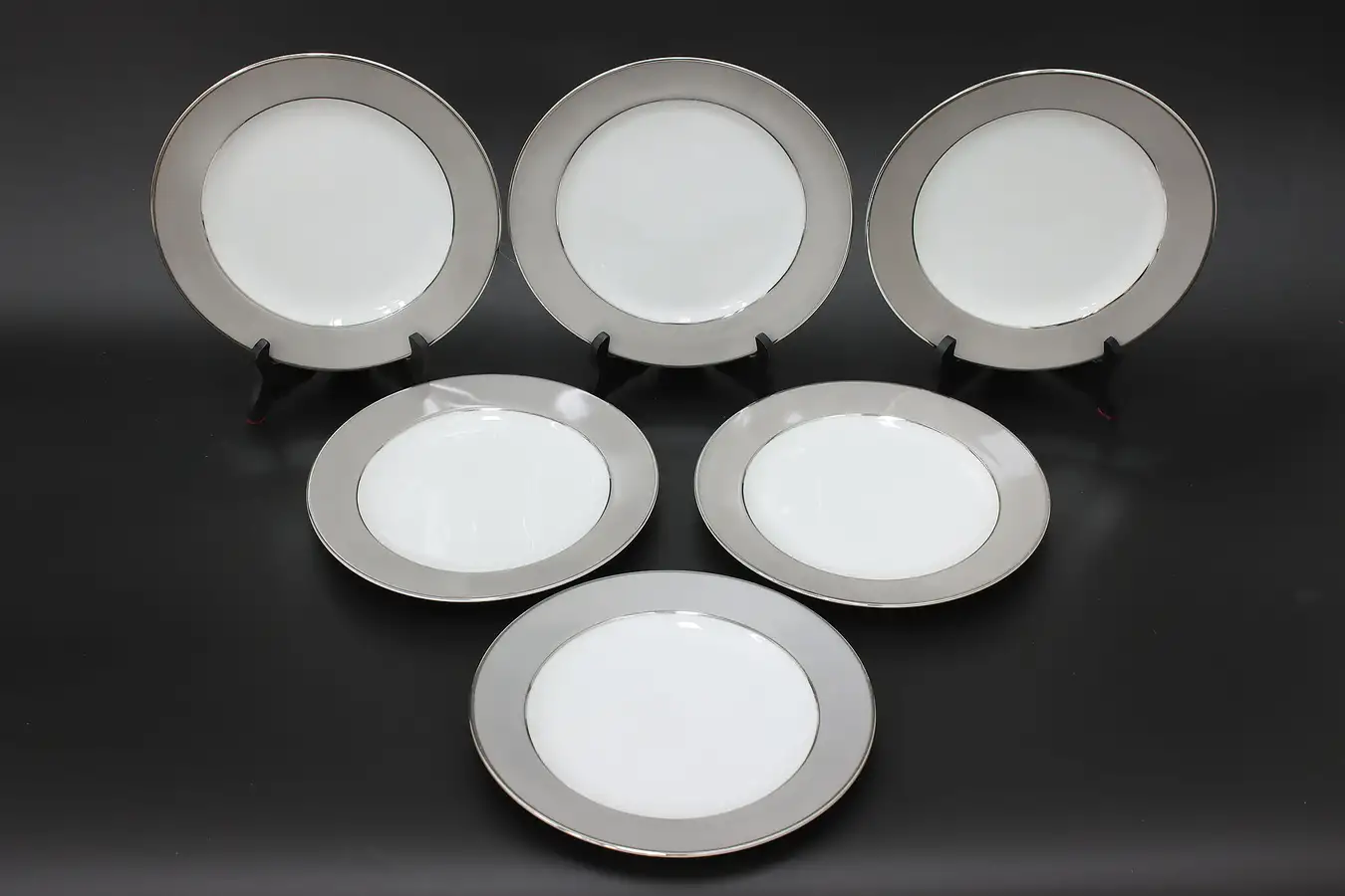 Main image of Set of 6 Midcentury Modern Vintage Salad Plates, Sango
