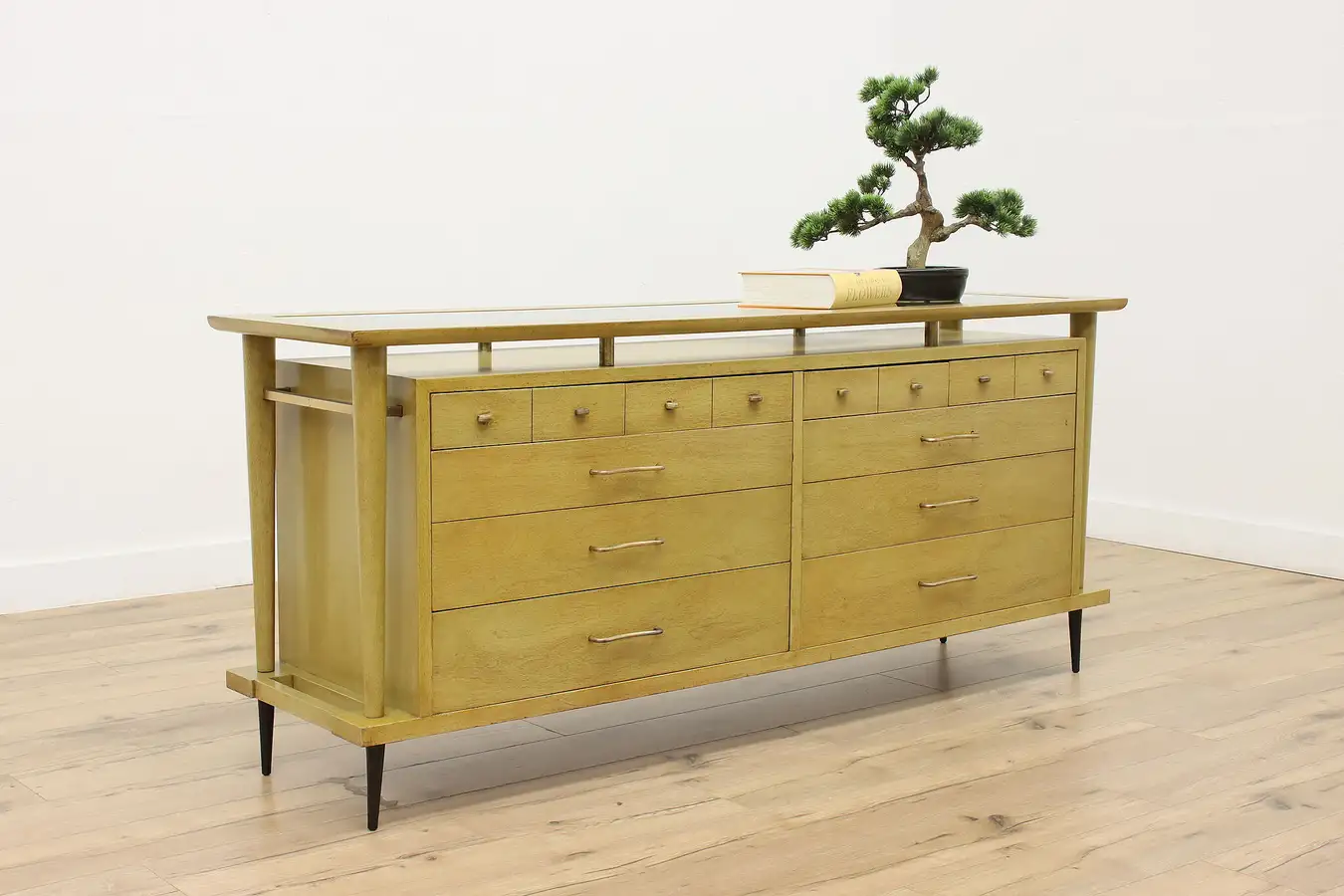 Main image of Midcentury Modern Vintage Mahogany Dresser Chest Sideboard