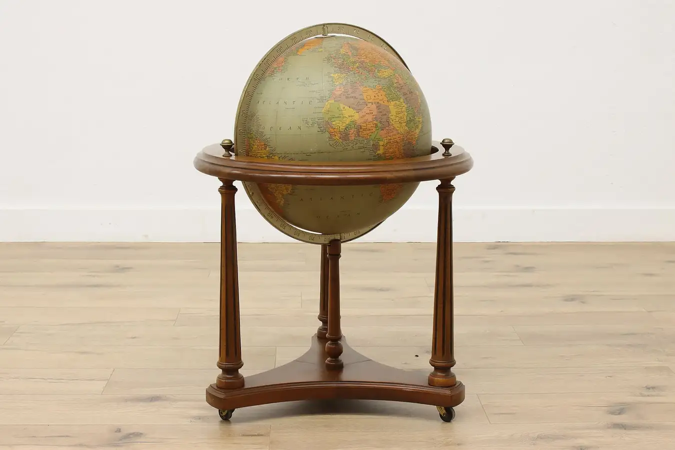 Main image of Replogle Vintage Library or Office 16" Globe & Cherry Base