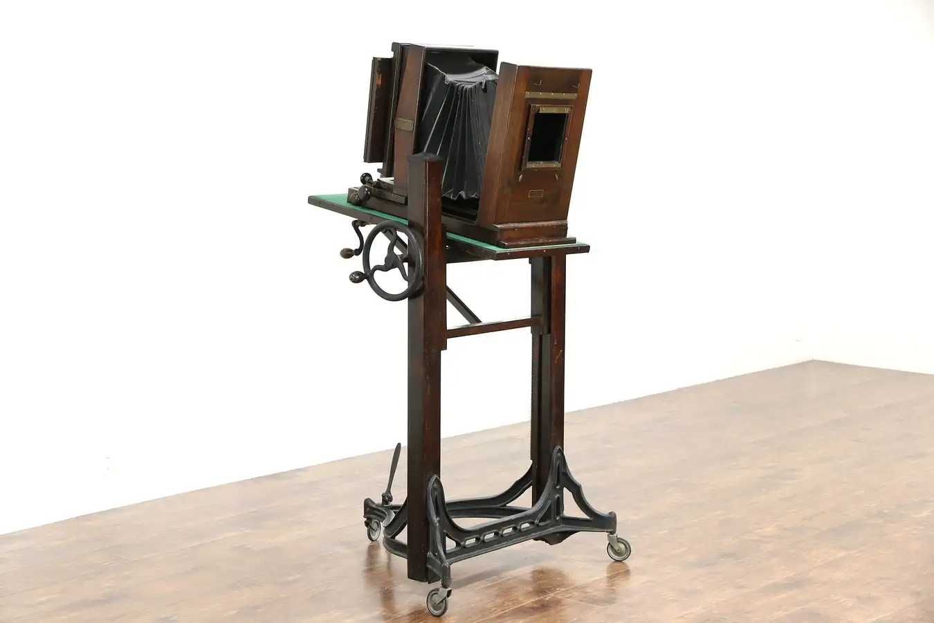 Main image of Century Antique Studio Camera & Stand, Folmer Graflex, Eastman Kodak Carriage