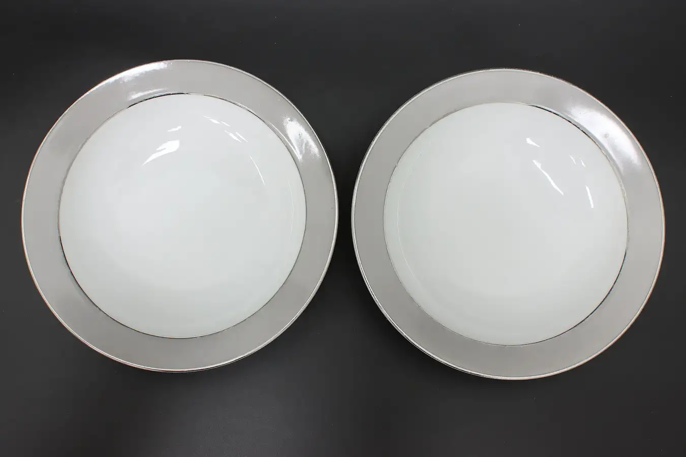 Main image of Pair of Midcentury Modern Vintage Soup Bowls, Sango