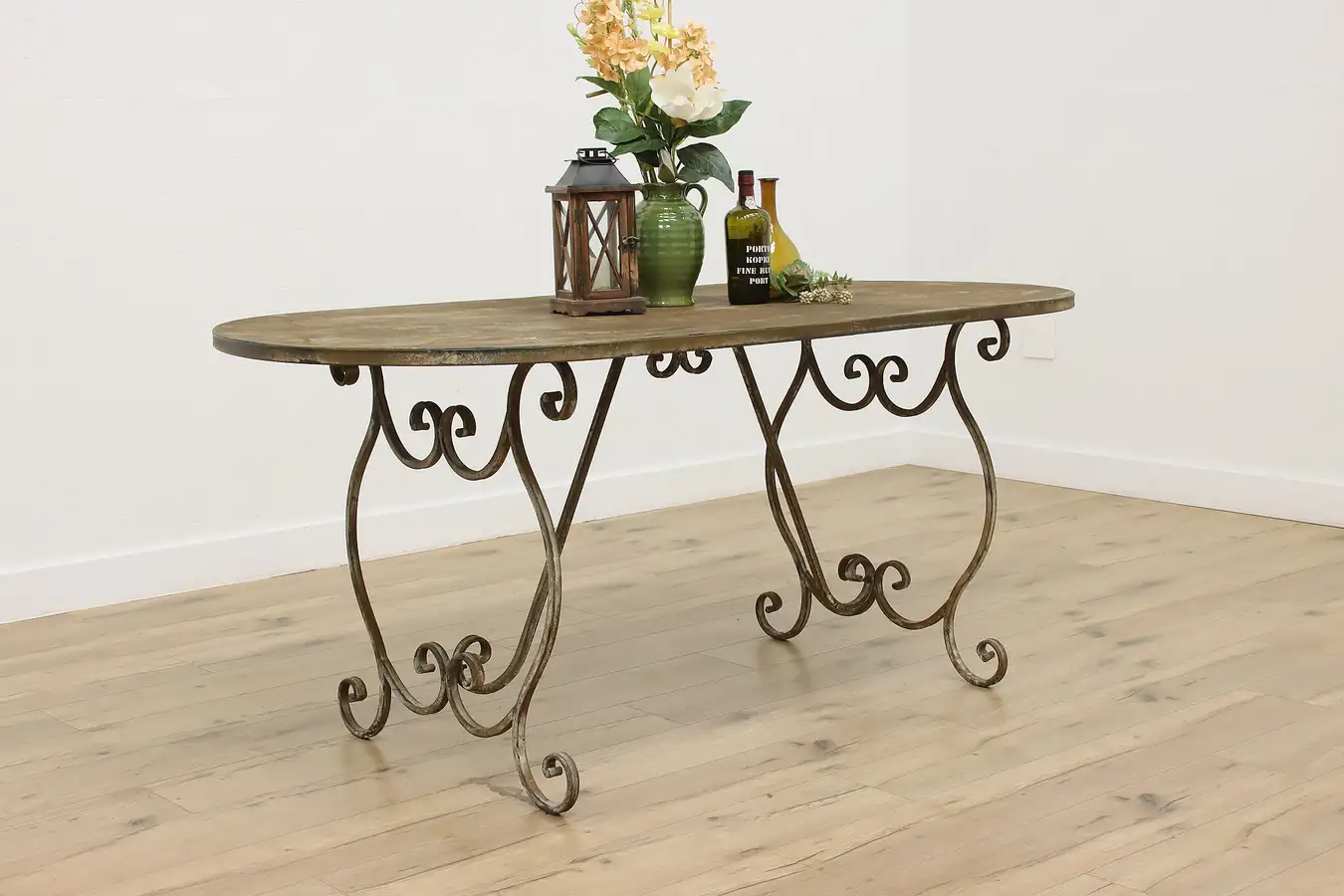 Main image of Farmhouse Vintage Painted Steel French Design Table