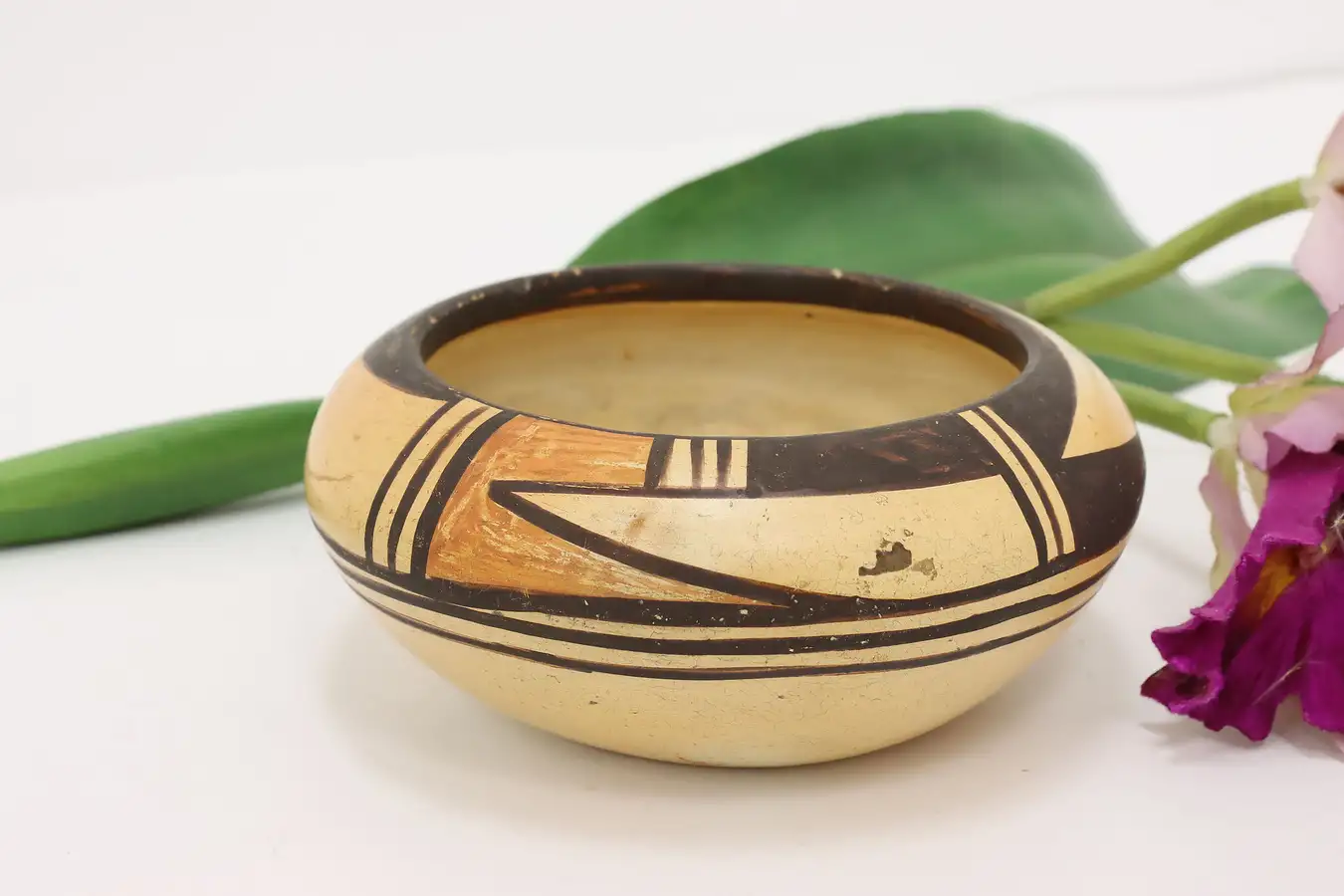 Main image of Native American Vintage Hopi Pueblo Pottery Bowl