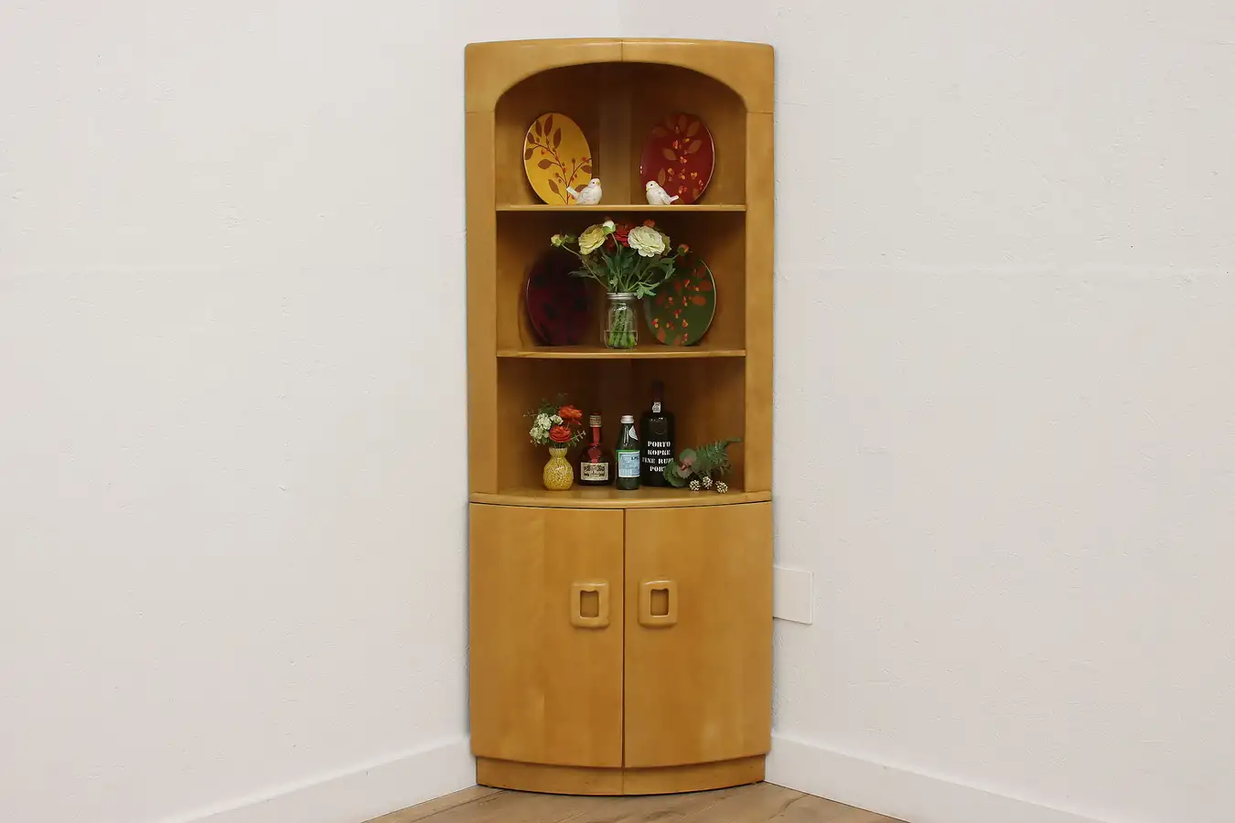 Main image of Midcentury Modern Vintage Corner Cabinet Heywood Wakefield