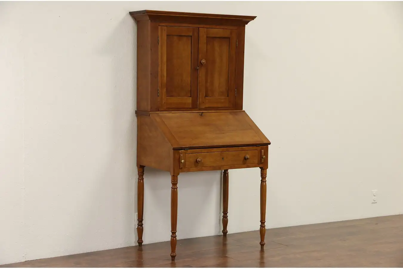 Main image of Pennsylvania 1840's Antique Cherry Primitive Secretary Desk