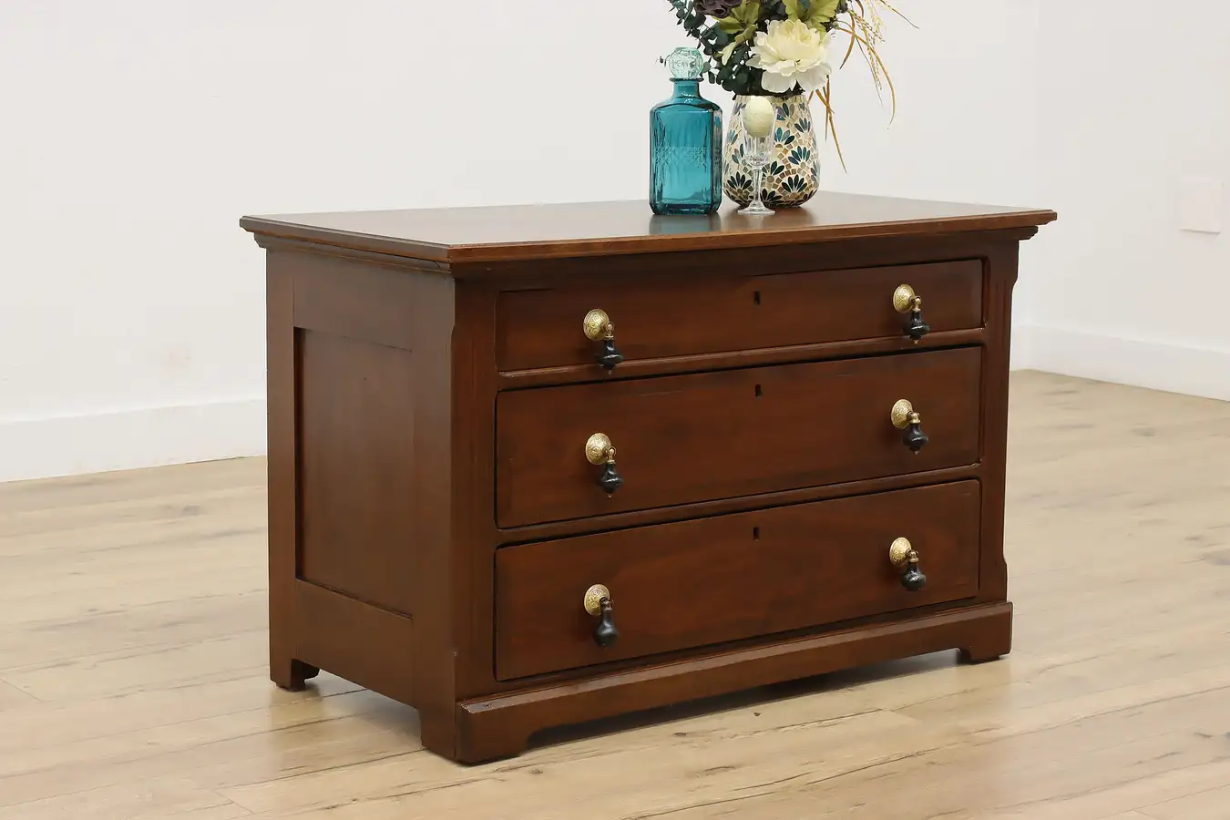 Main image of Victorian Antique Walnut Low Chest, Dresser or Hall Console