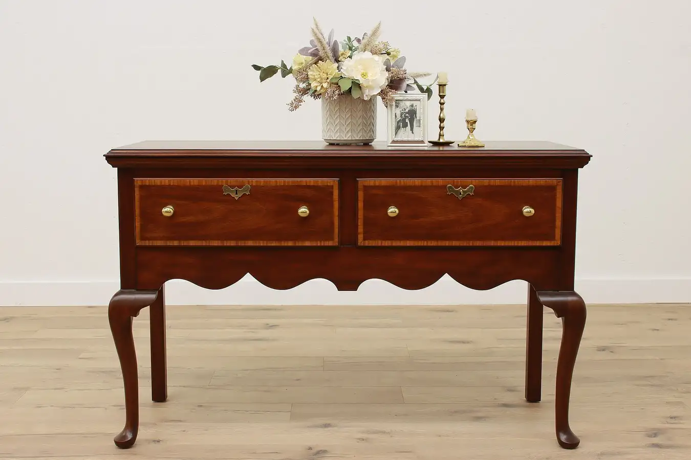 Main image of Georgian Design Vintage Mahogany Buffet, Sideboard, Server, Henkel Harris