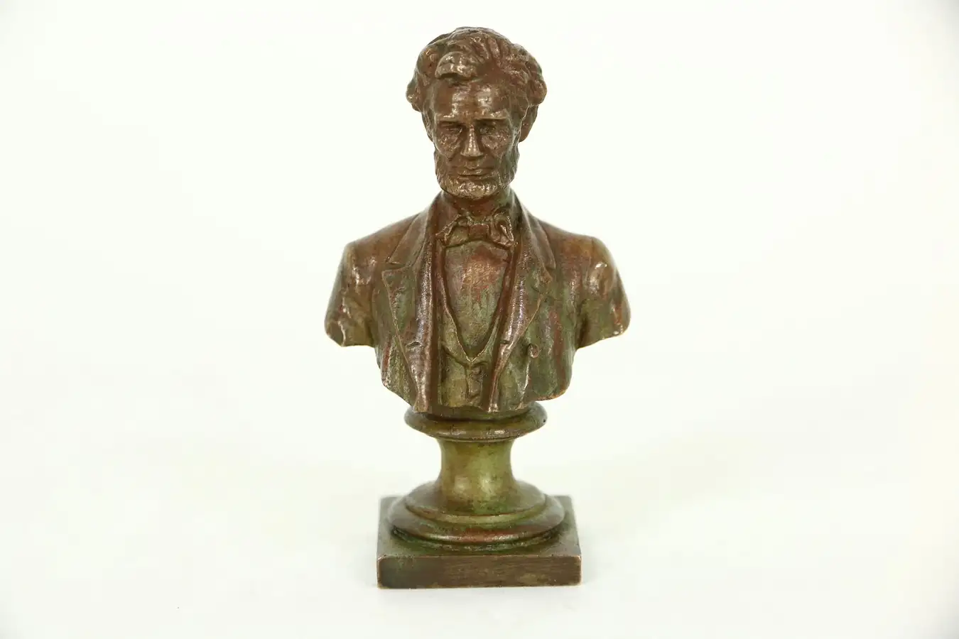 Main image of Bronze Miniature Bust of Lincoln, Signed Bissell, C. 1898, Gorham