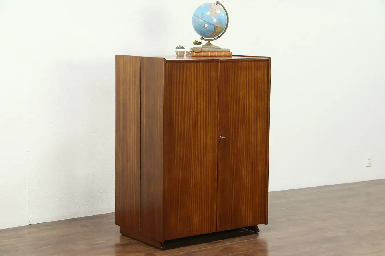 Main image of Midcentury Modern 1960 Vintage Mahogany Scandinavian Cabinet Desk