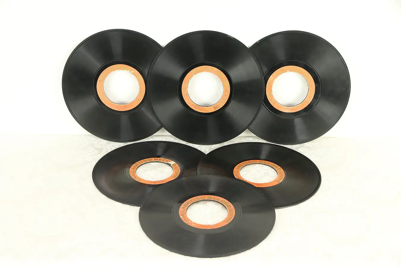 Main image of Group of 6 Aretino 3" hole 78 rpm Antique Records