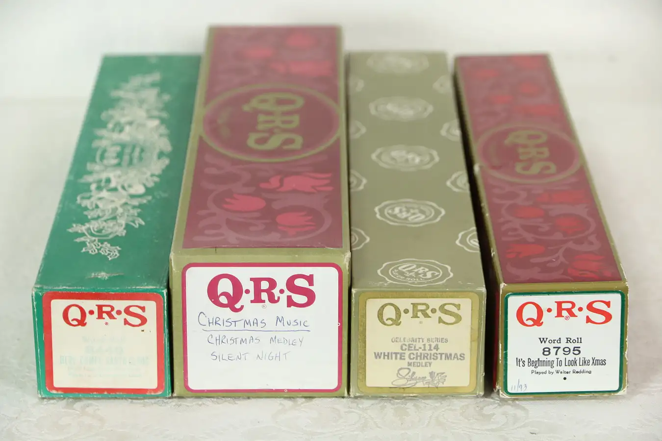 Main image of Christmas 4 Player Piano Rolls, White Christmas, Silent Night, Its Beginning etc