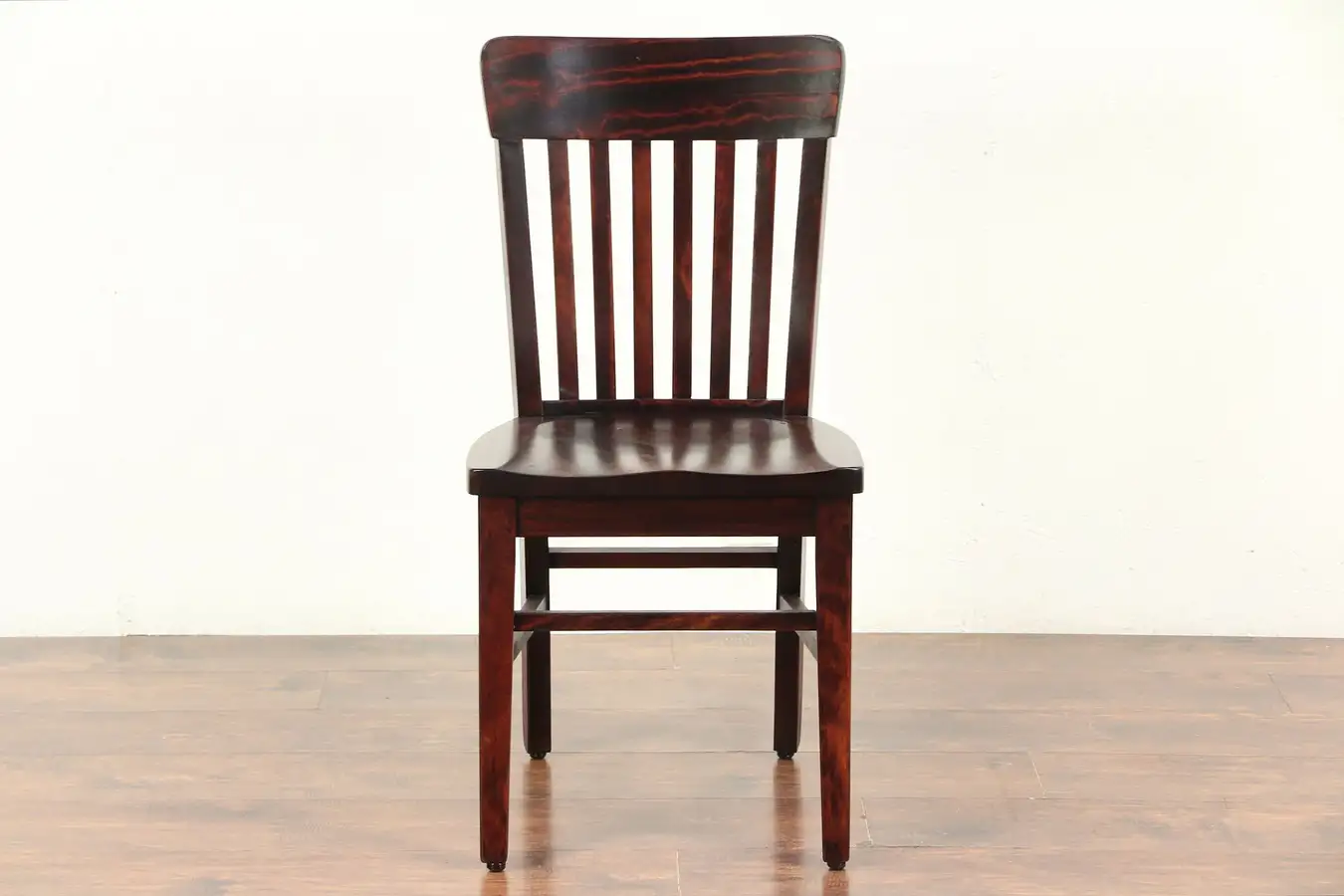 Main image of Mahogany & Birch Antique 1920 Office, Library or Desk Chair