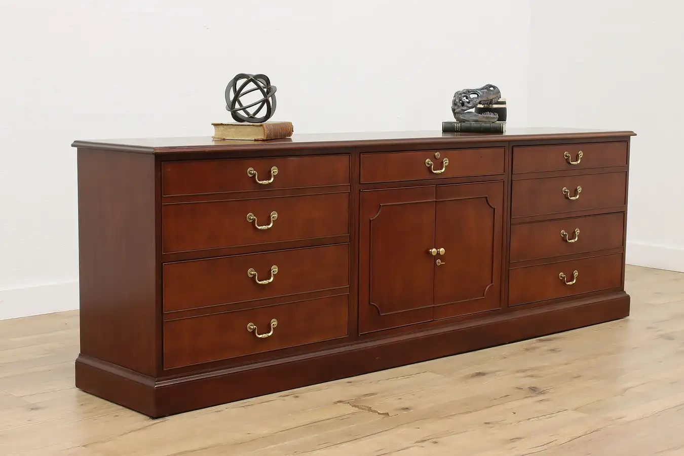 Main image of Traditional Vintage Mahogany Office File Credenza, Kittinger