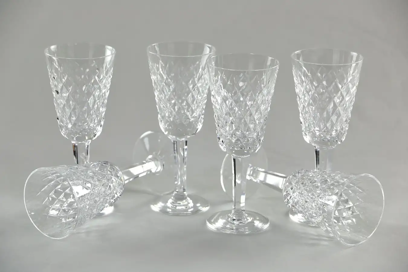 Main image of Waterford Alana Pattern Set of 6 Sherry or Cordial Goblets