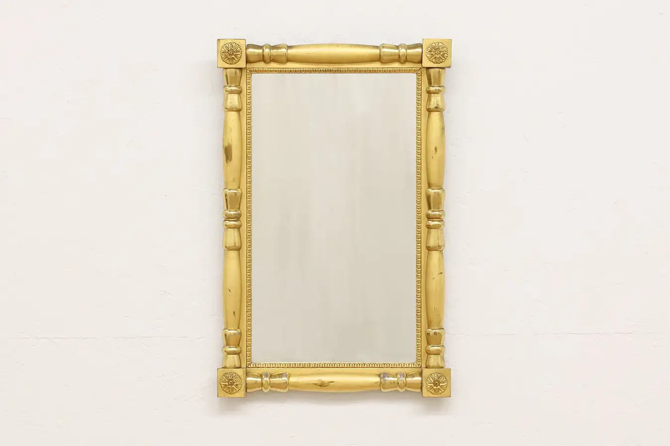 Main image of Federal Antique 1820s Carved Gold Leaf Mirror