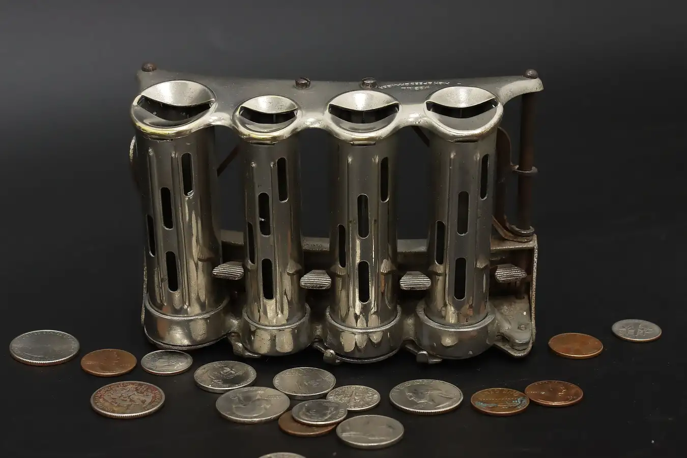 Main image of Nickel Plated Vintage McGill High Speed Coin Changer