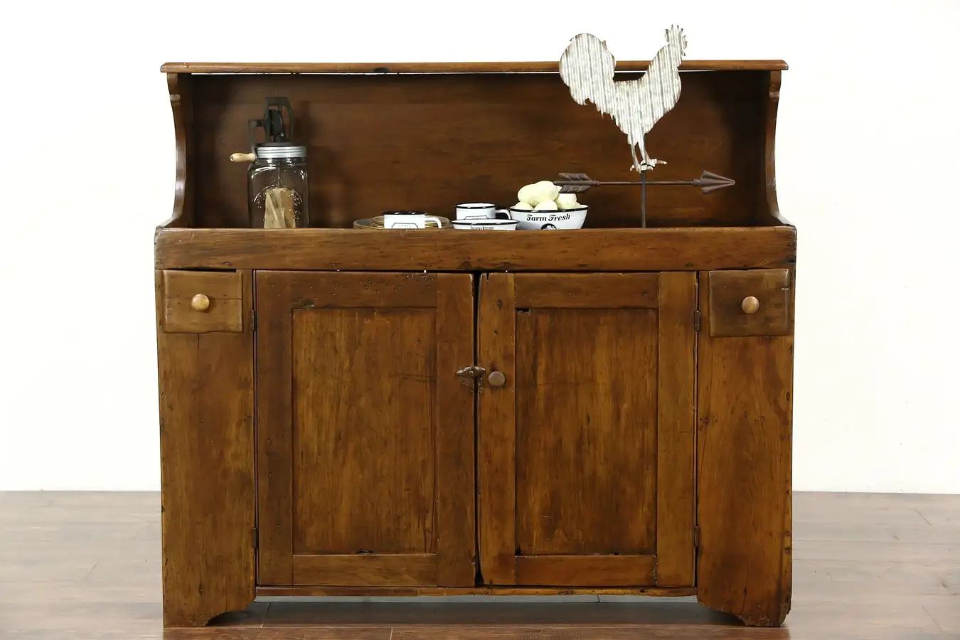 Main image of Country Pine 1880's Antique Primitive Kitchen Dry Sink