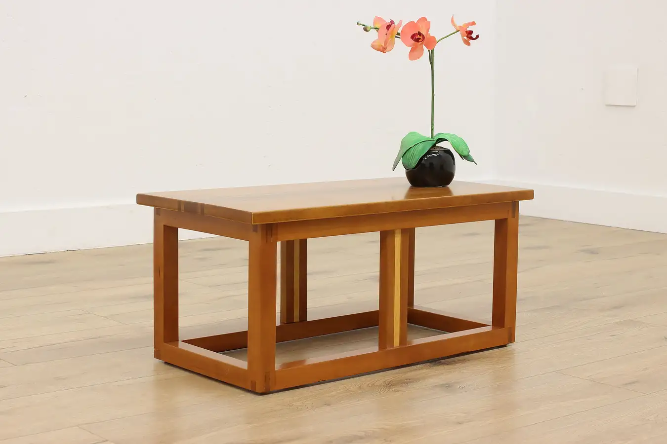 Main image of Farmhouse Vintage Cherry Footstool, Coffee Table Plant Stand