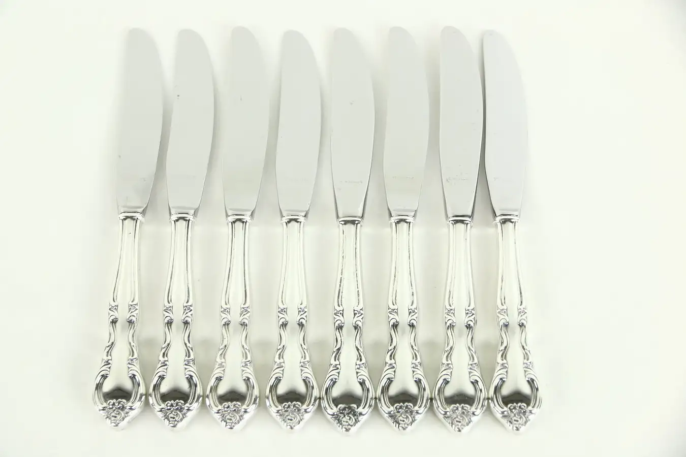 Main image of Easterling American Classic Sterling Silver Set 8 Butter Knives, Stainless Blade
