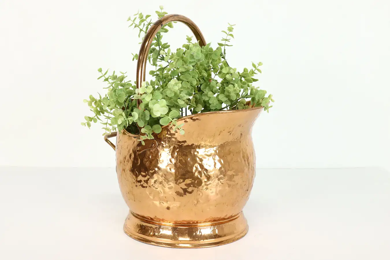 Main image of Copper Vintage Farmhouse Coal Scuttle, Hod, Planter, Magazine Caddy