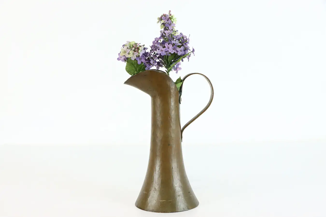 Main image of Copper Farmhouse Antique Hand Hammered Pitcher or Vase