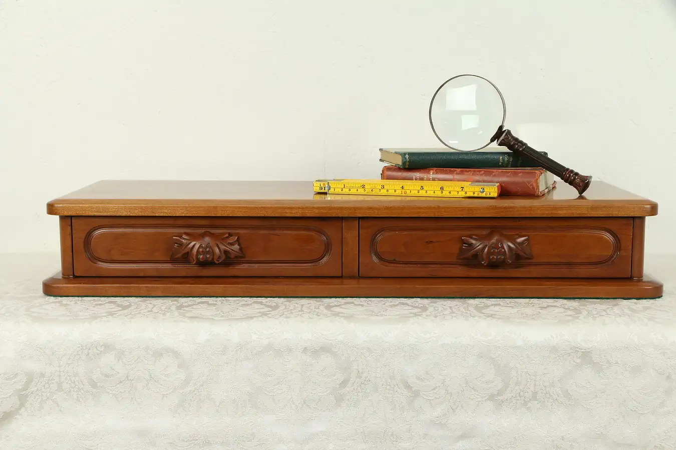 Main image of Cherry Vintage Dresser Drawer or Jewelry Box, Monitor Stand