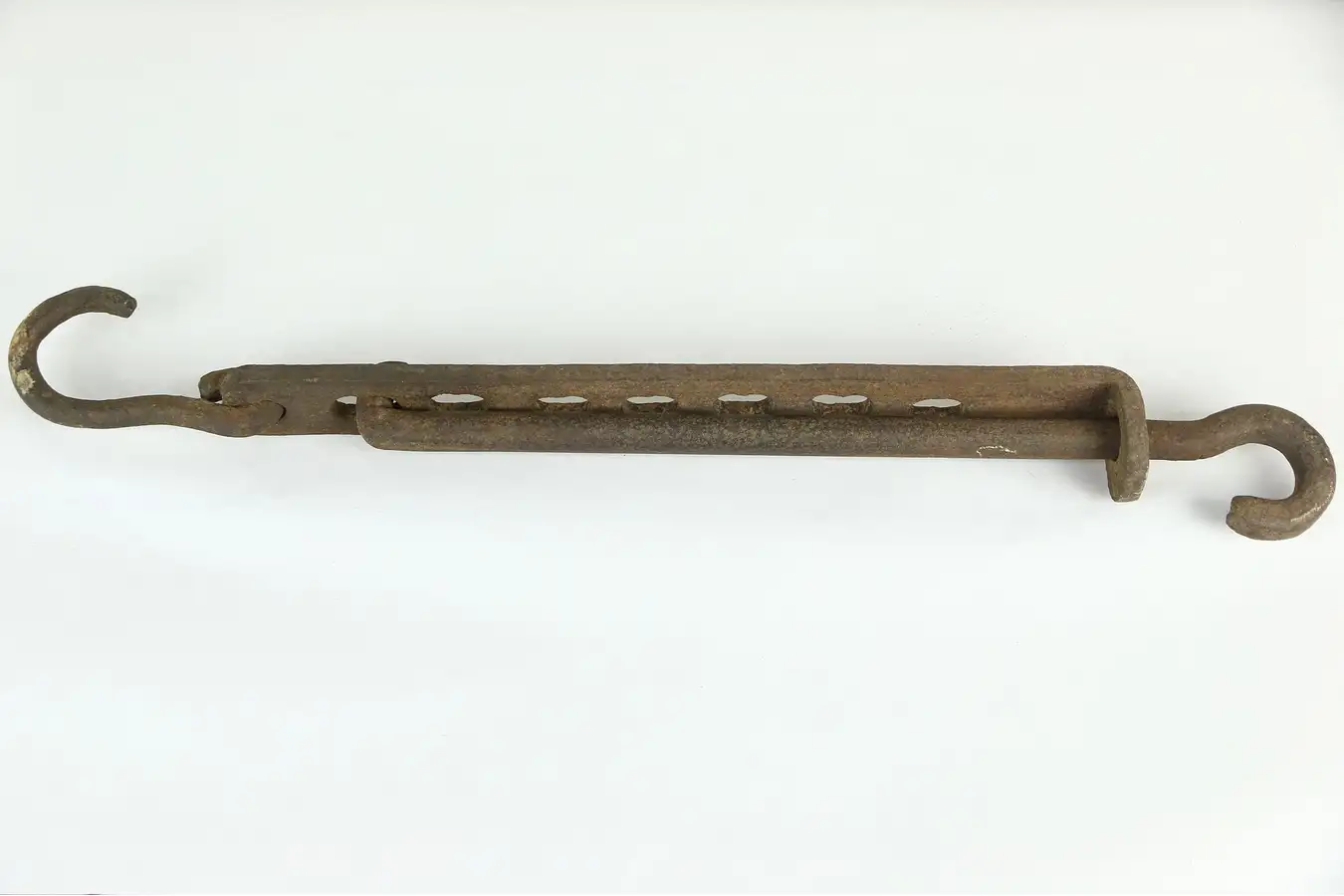 Main image of Hog Butcher Adjustable Trammel AAFA Wrought Iron 1800's Kettle Hanger