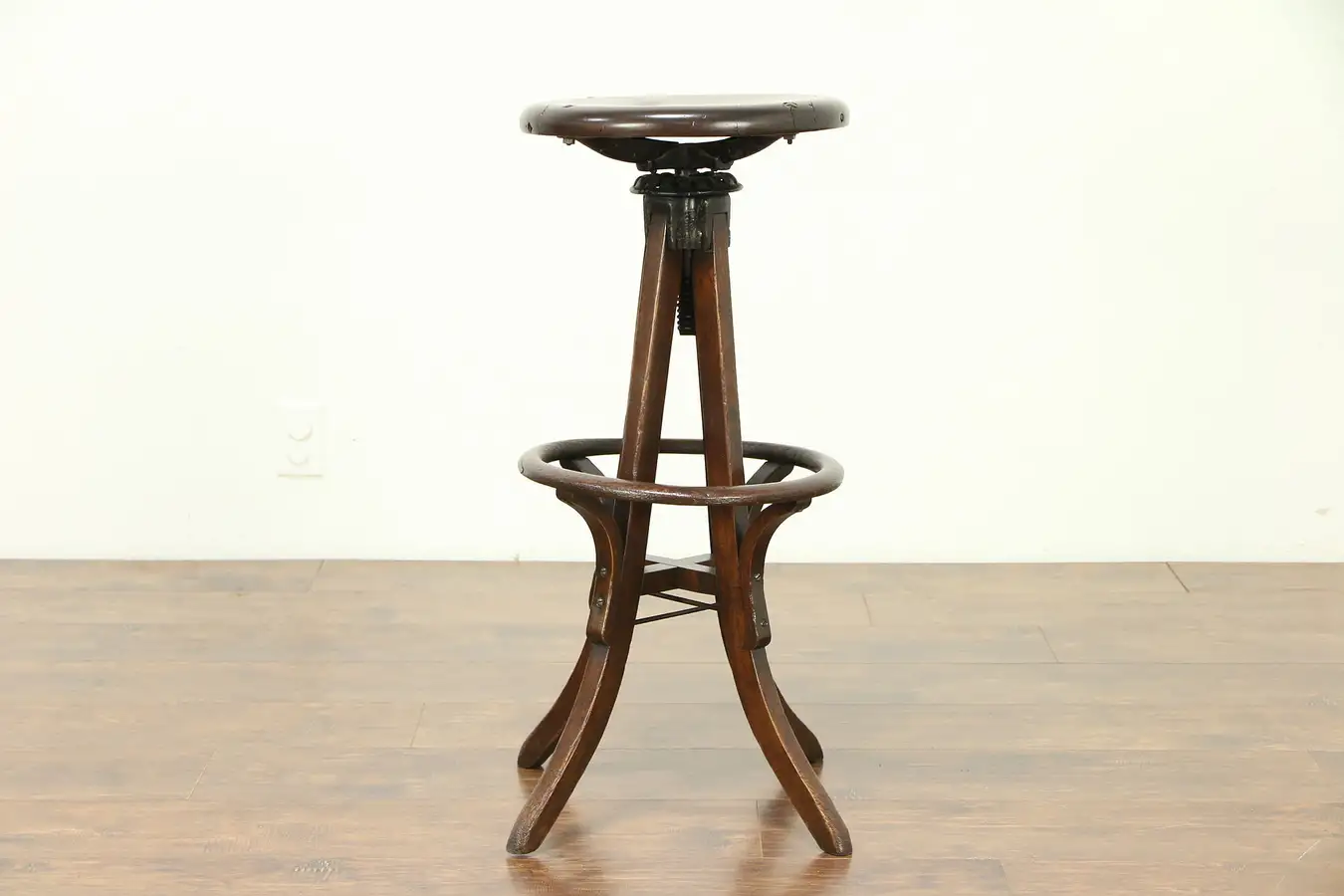 Main image of Artist, Drafting or Architect Antique Swivel Adjustable Stool, Bolts