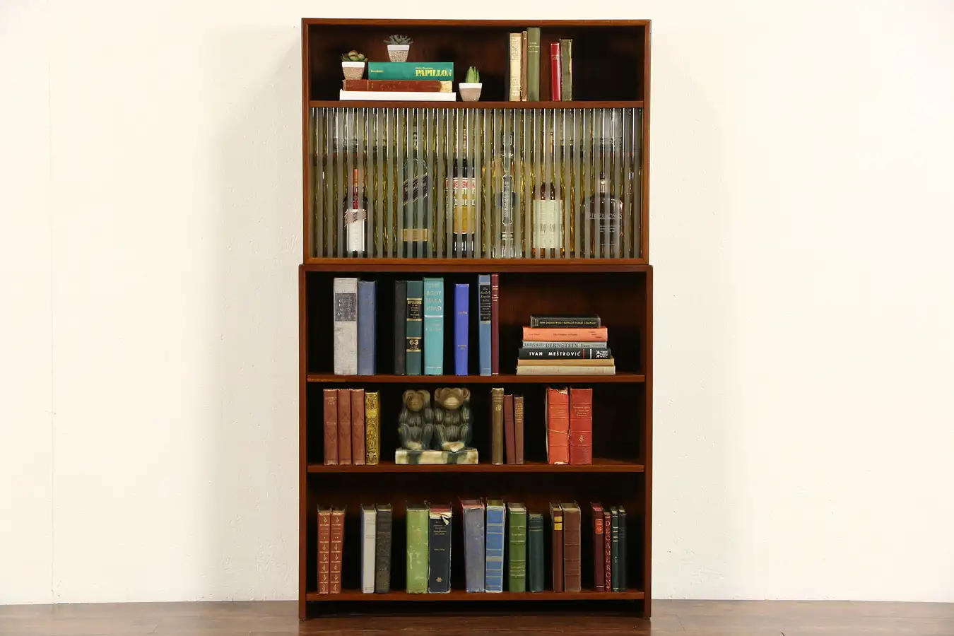 Main image of Teak Midcentury Danish Modern 1960's Vintage Bar Cabinet, Signed