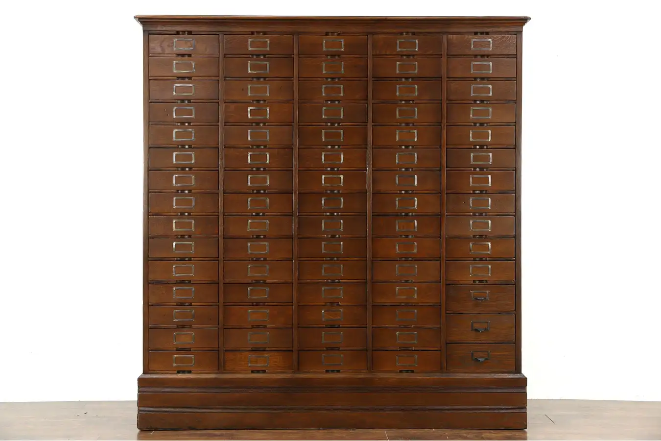 Main image of Oak 1910 Antique 74 Drawer Lawyer File or Collector Cabinet
