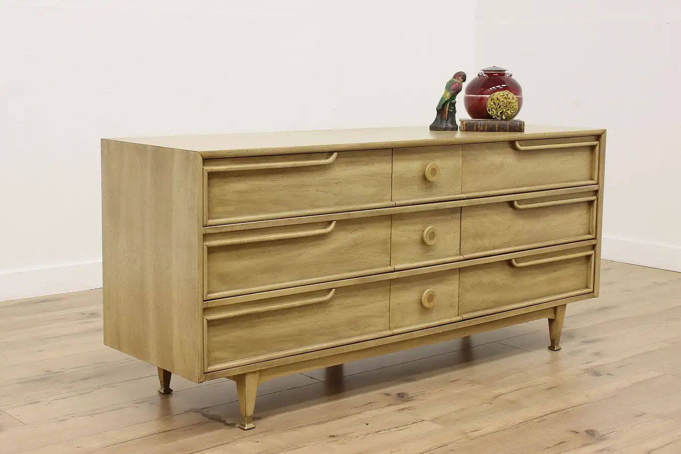 Main image of Midcentury Modern Vintage Walnut Dresser Chest Martinsville