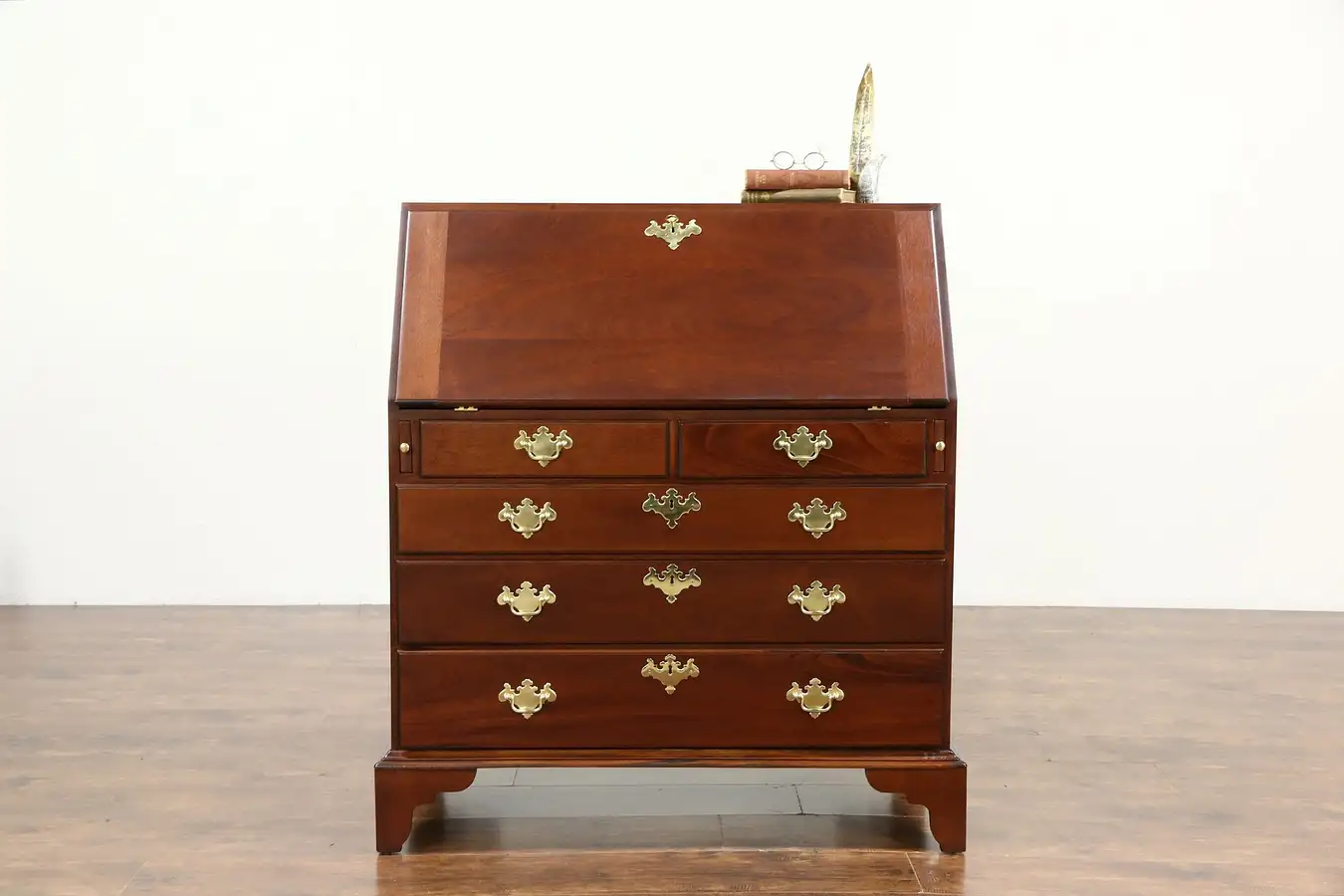 Main image of Georgian Design Traditional Mahogany 1950 Vintage Secretary Desk