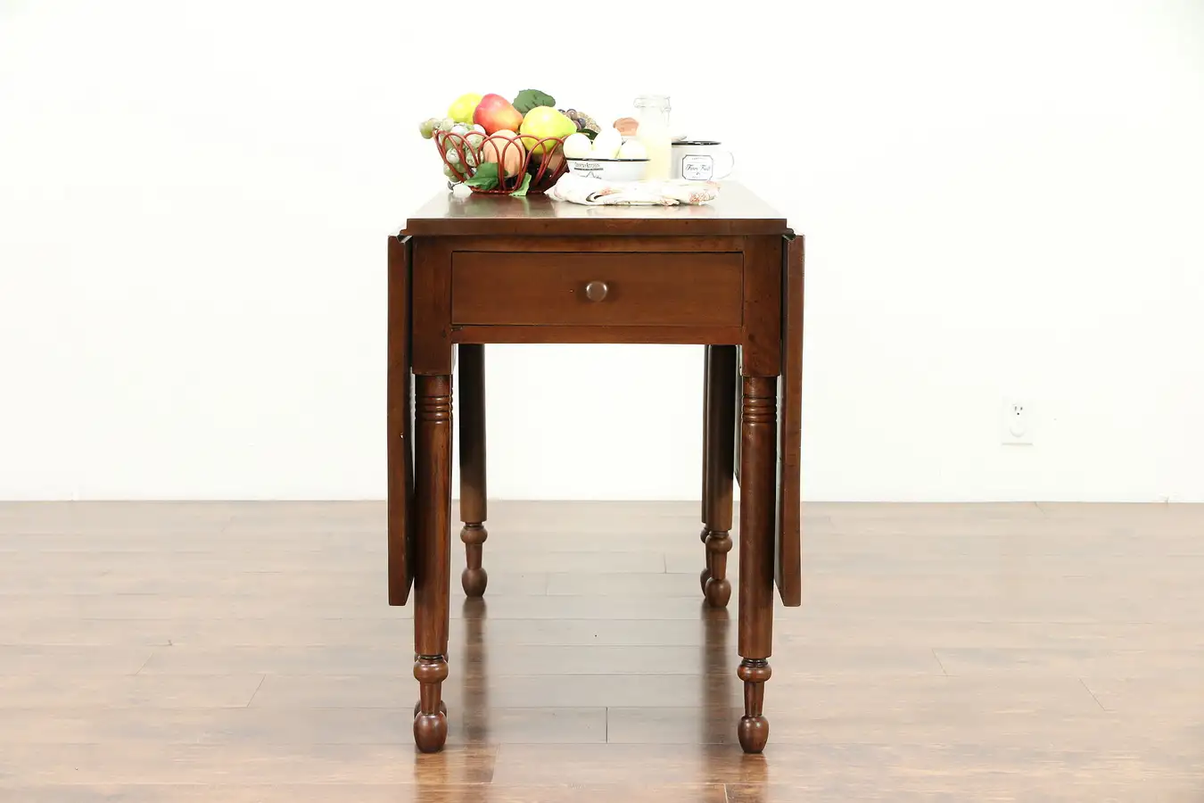 Main image of Victorian Antique Walnut Gate Leg Sofa, Dining, Breakfast Table