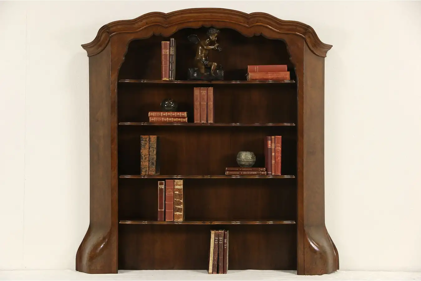 Main image of Bookshelf or Display Cabinet, Vintage Counter Top or Mantel Fragment
