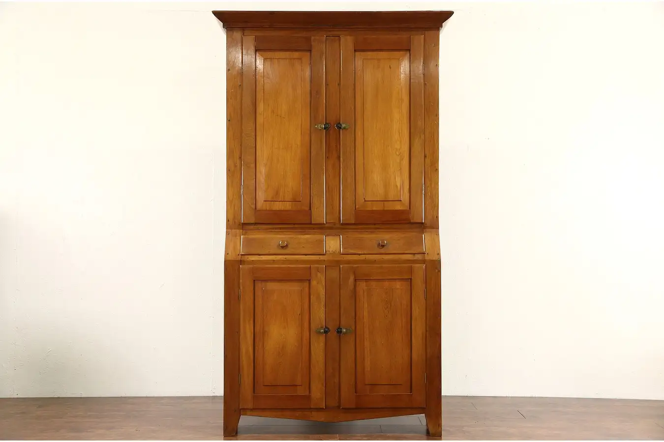 Main image of Country Walnut Ohio 1860's Antique Pantry Cupboard