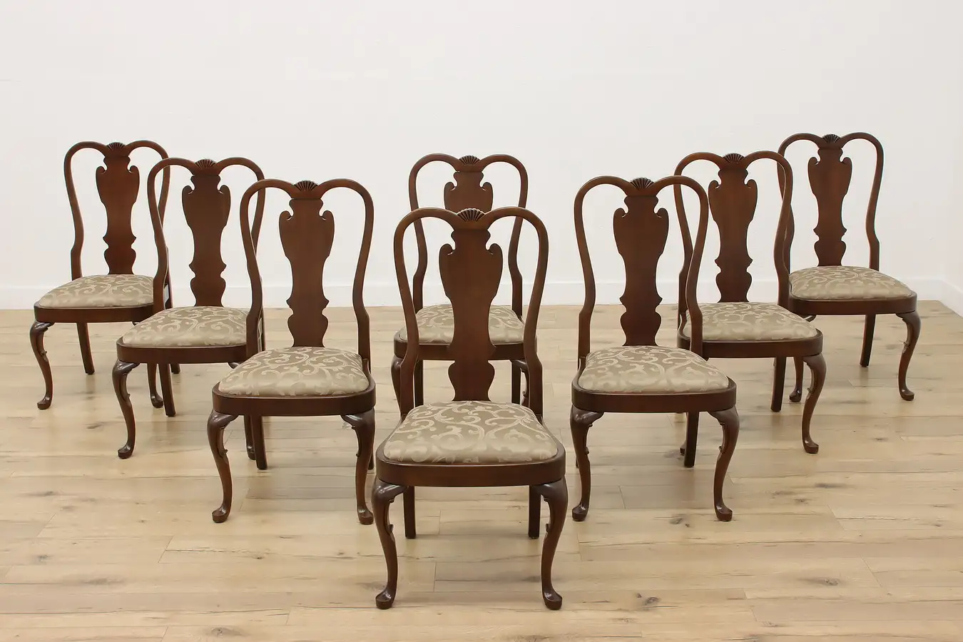 Main image of Set of 8 Vintage Cherry Dining Chairs, Pennsylvania House