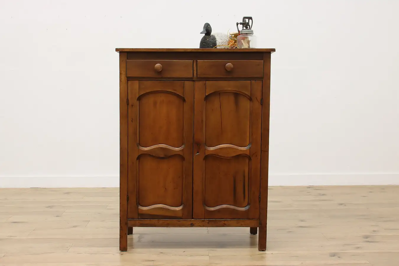 Main image of Farmhouse Antique Country Kitchen Pantry Jelly Cupboard