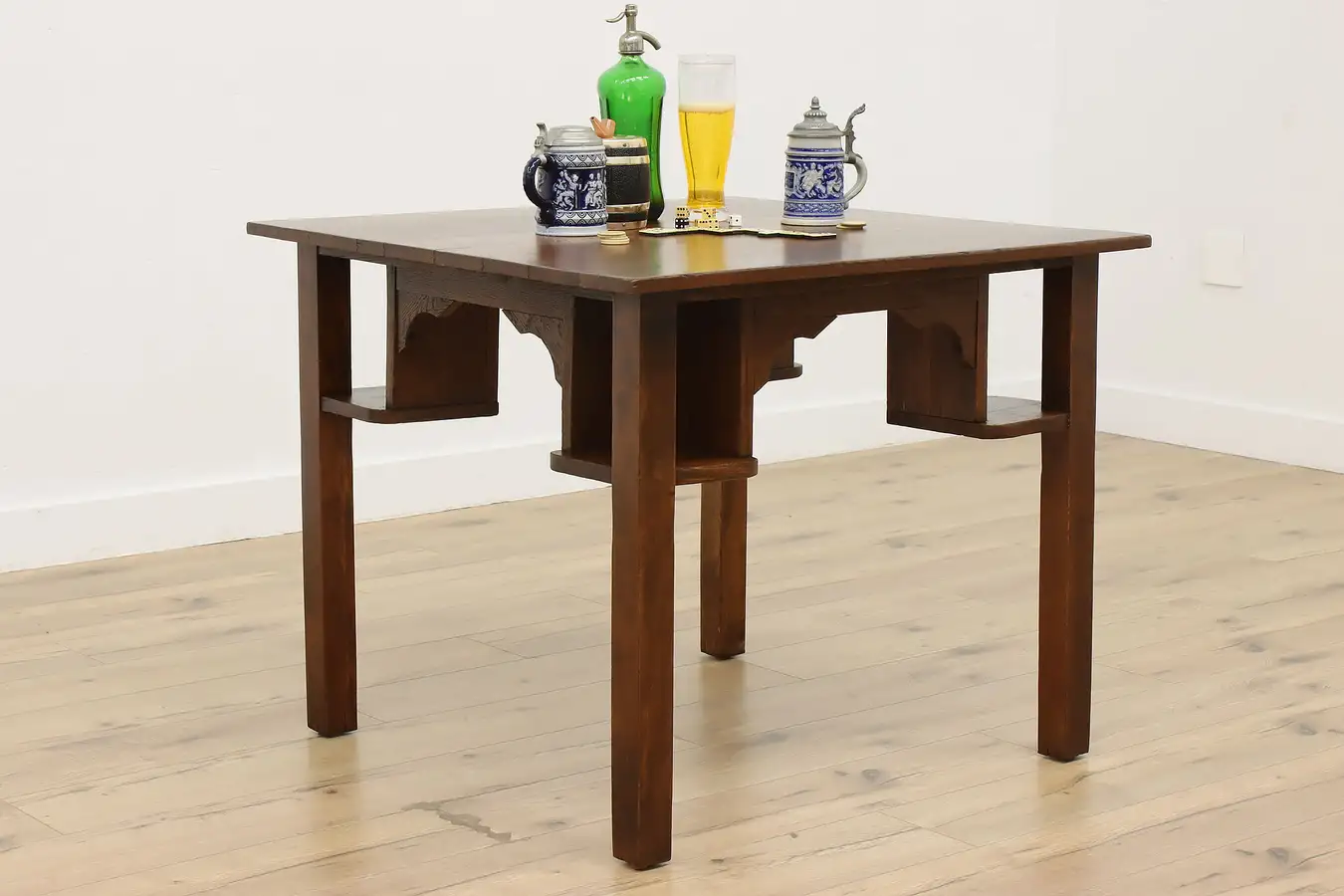 Main image of Farmhouse Antique Mission Craftsman Tavern Pub Game Table