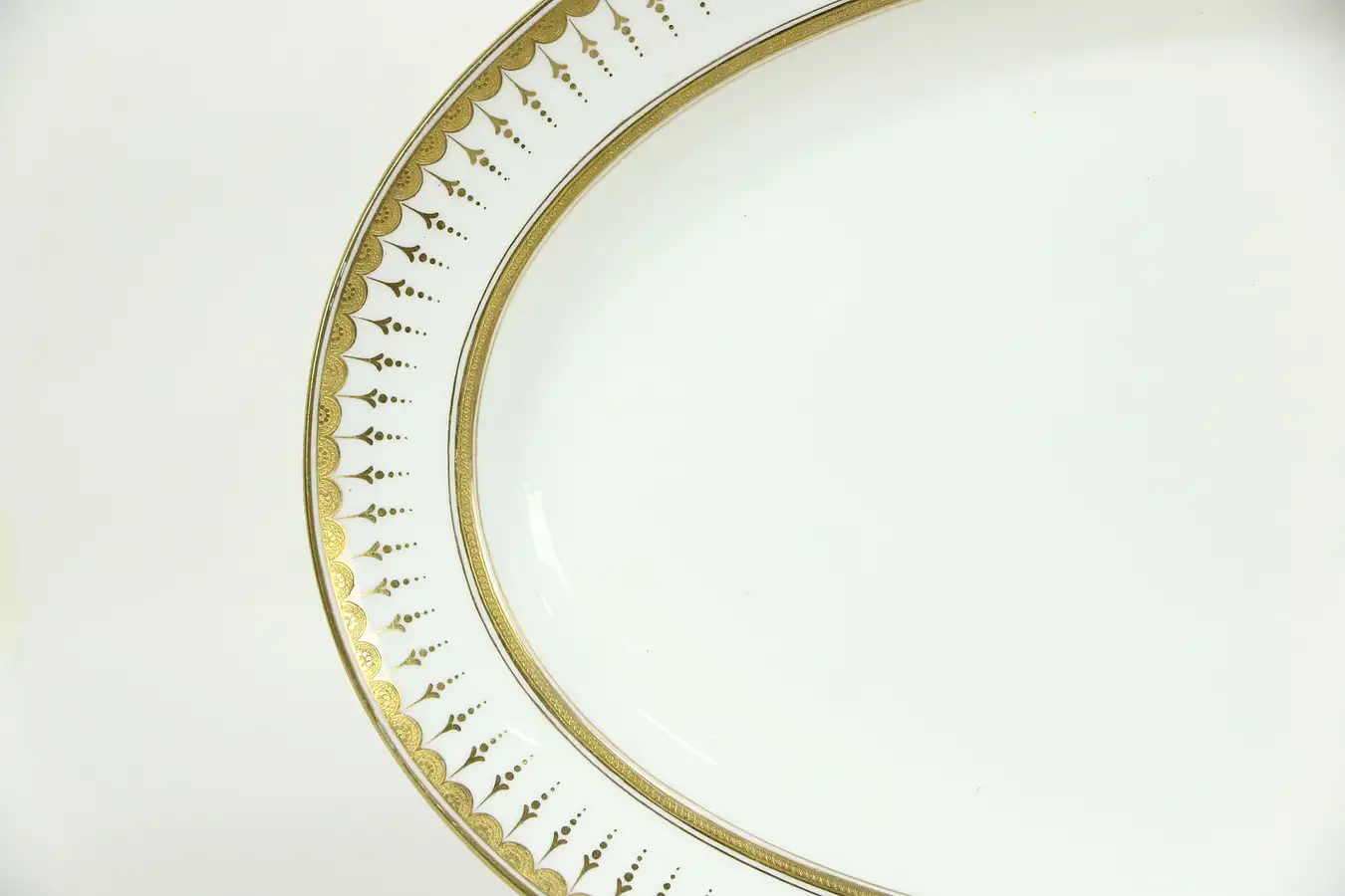 Main image of Lenox Tyler Pattern Gravy or Sauce Boat, Cobalt Blue & Gold