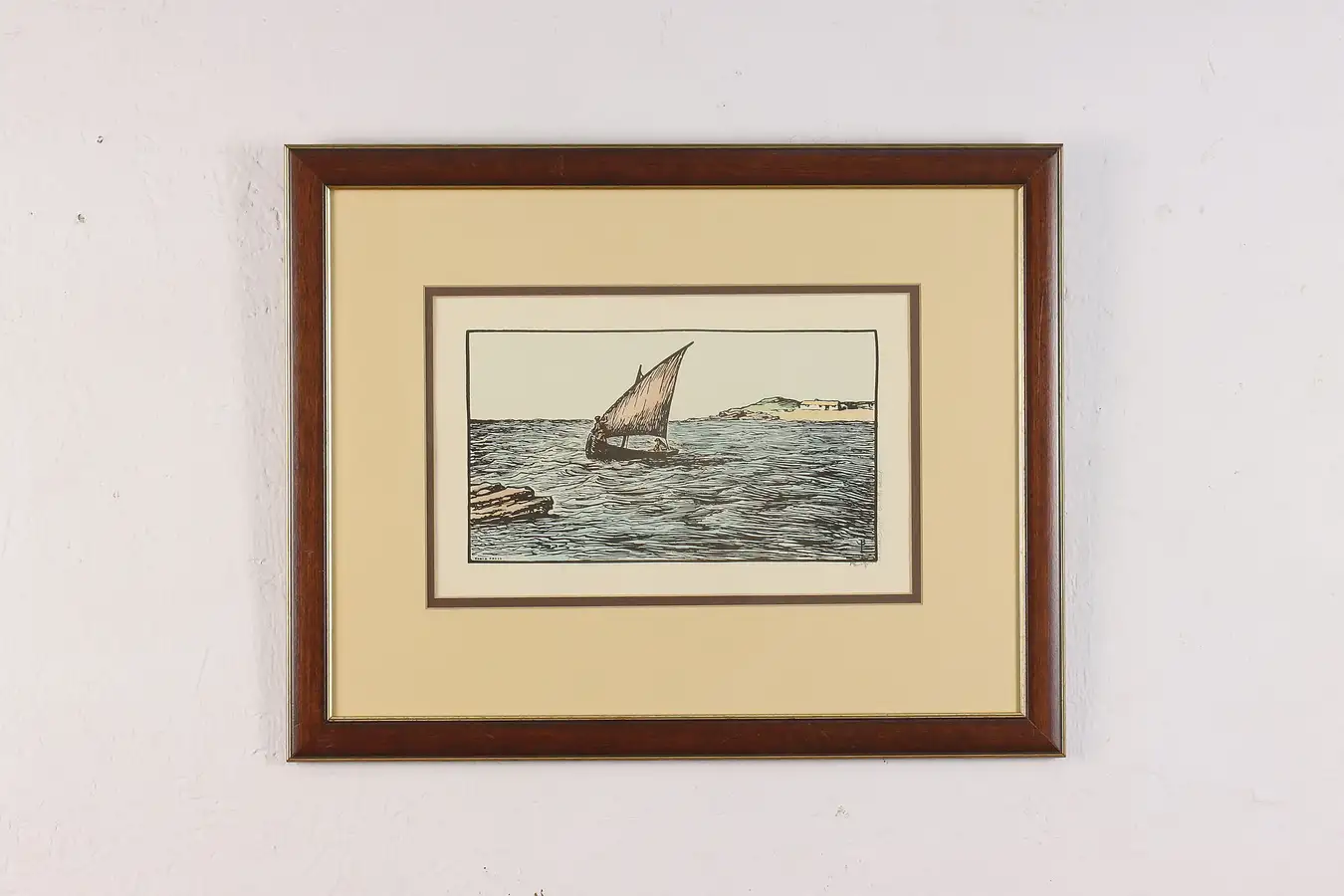 Main image of The Pookawn Vintage Irish Cuala Art Print Jack B. Yeats 19"