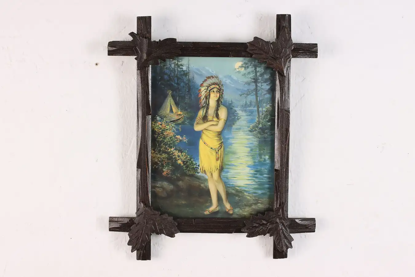 Main image of Moonbeam's Princess Antique Art Print F.R. Harper 11"