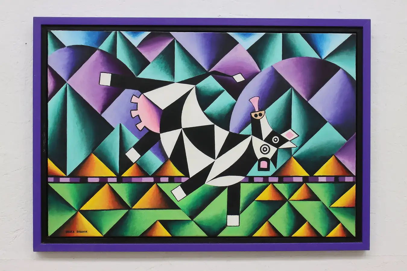 Main image of Mad Cow Original Giclee Print, Bruce Bodden 33"