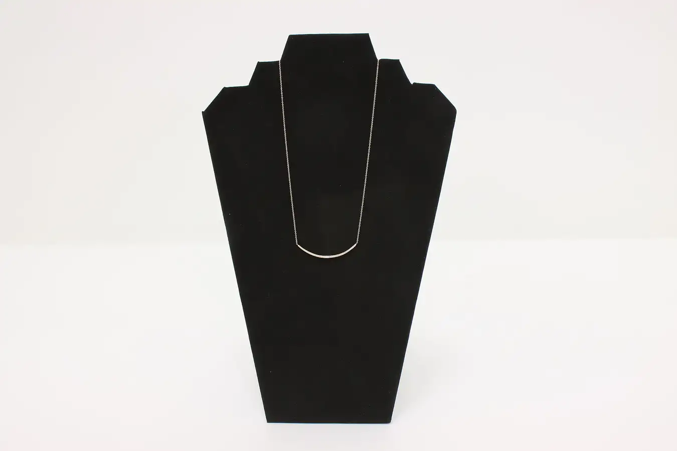 Main image of 14k Rose Gold Necklace and Bar Pendant