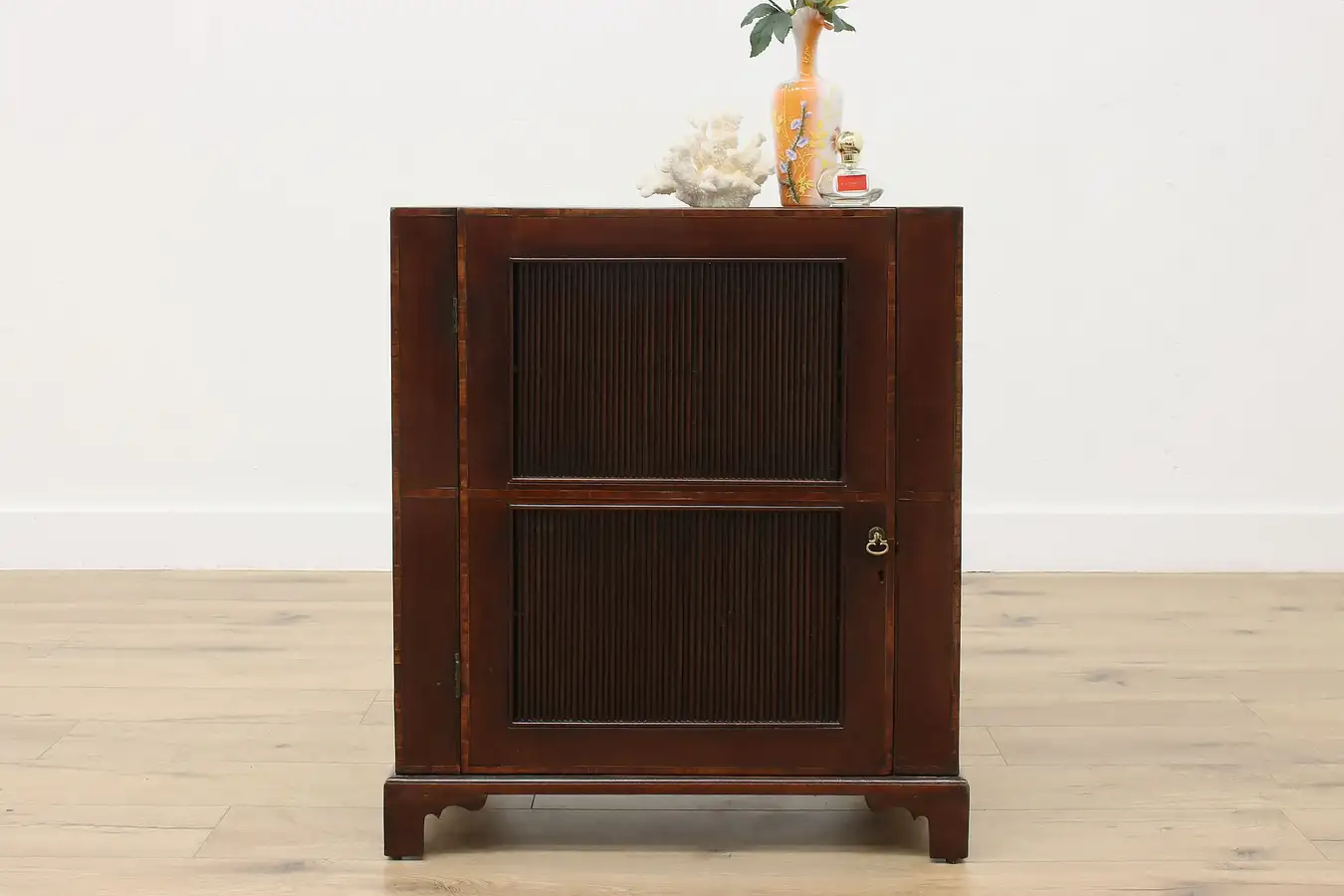 Main image of Georgian Antique 1840s Mahogany Jelly Bath or Hall Cabinet