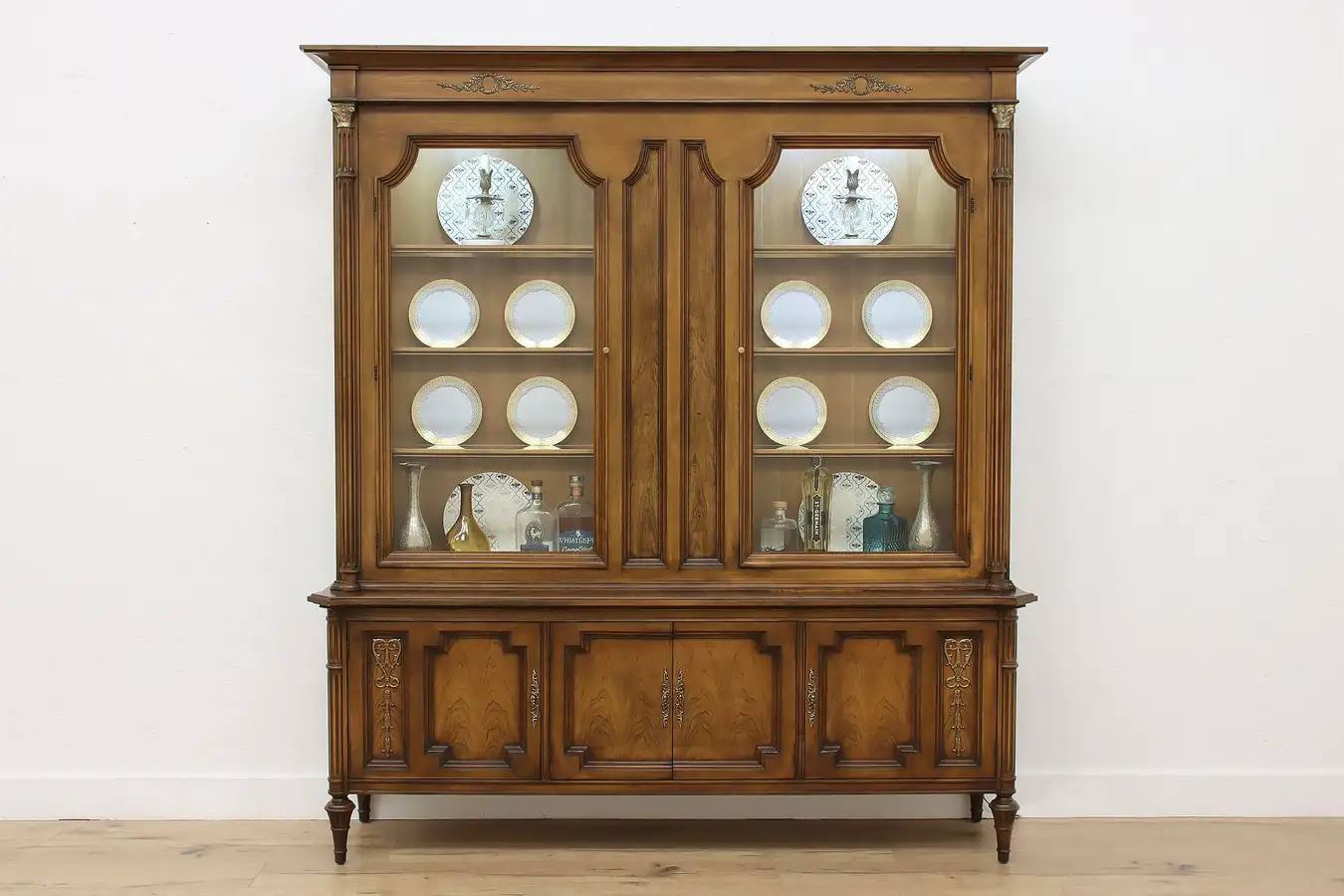 Main image of Midcentury Vintage Rosewood China Cabinet Romweber