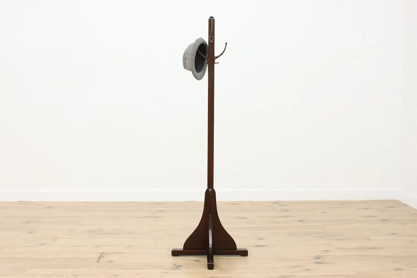 Main image of Craftsman Antique Oak Office Hat & Coat Rack or Hall Tree