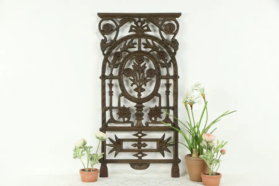 Photo of Victorian Architectural Salvage Movie Ticket Bank Teller Window Grill