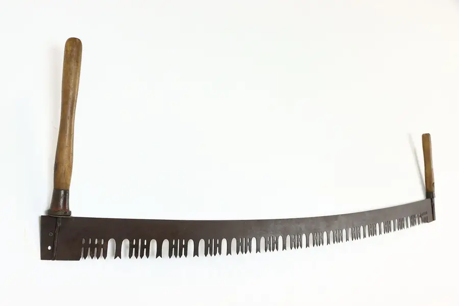 Photo of Tree Cutting 2 Man Crosscut Saw 66" Antique Farmhouse Salvage
