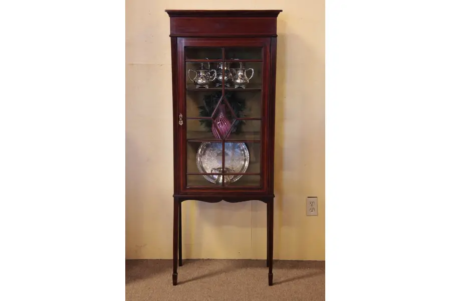 Photo of Georgian Vitrine or Curio Cabinet 1910